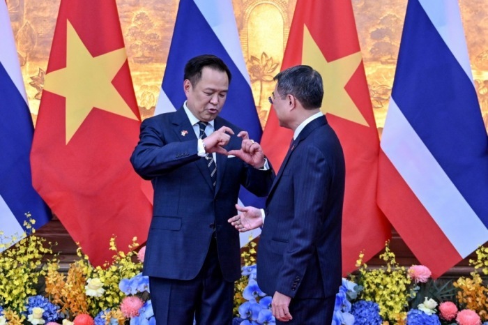 Thailand und Vietnam wollen ihre wirtschaftliche und strategische Zusammenarbeit weiter ausbauen. Foto: epa/Nhac Nguyen