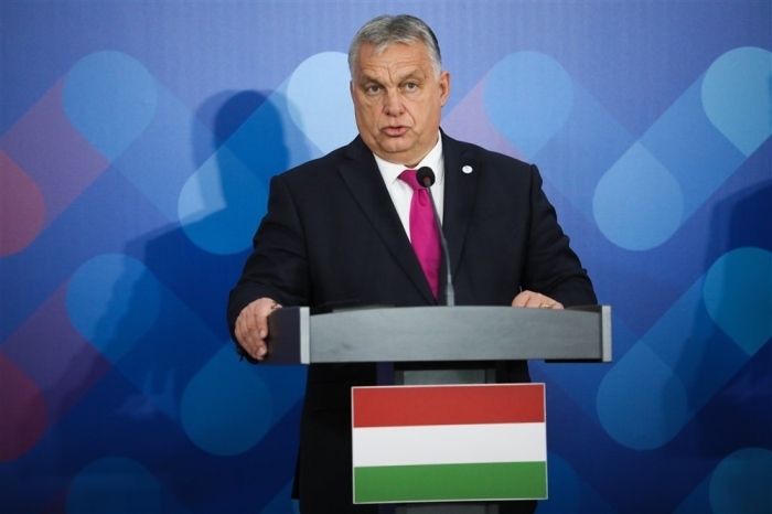 Ungarns Premierminister Viktor Orban in Kosice. Foto: epa/Leszek Szymanski Polen Aus