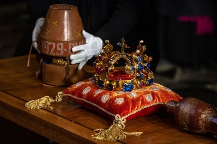 Ausstellung „Böhmische Kronjuwelen“ auf der Prager Burg. Foto: epa/Martin Divisek