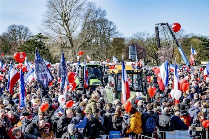 Farmers Defense Force Demonstration in Den Haag. Foto: epa/Robin Utrecht