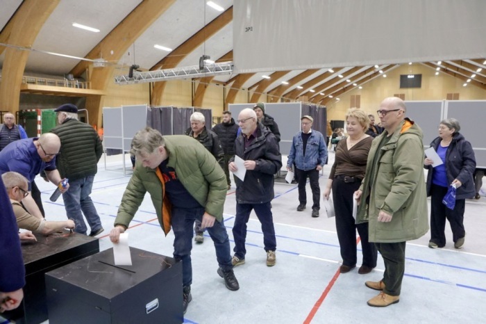 Parlamentswahlen auf den Färöern. Foto: epa/Alvur Haraldsen