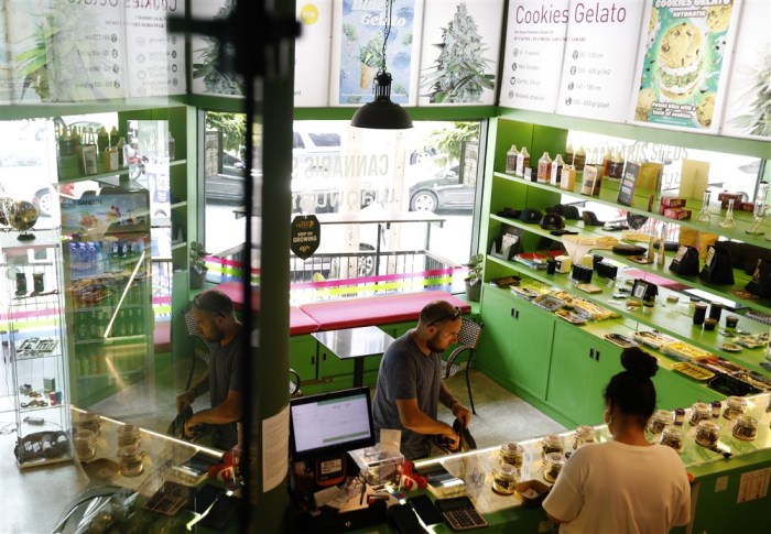 Cannabis-Shop in Bangkok. Foto: epa/Narong Sangnak