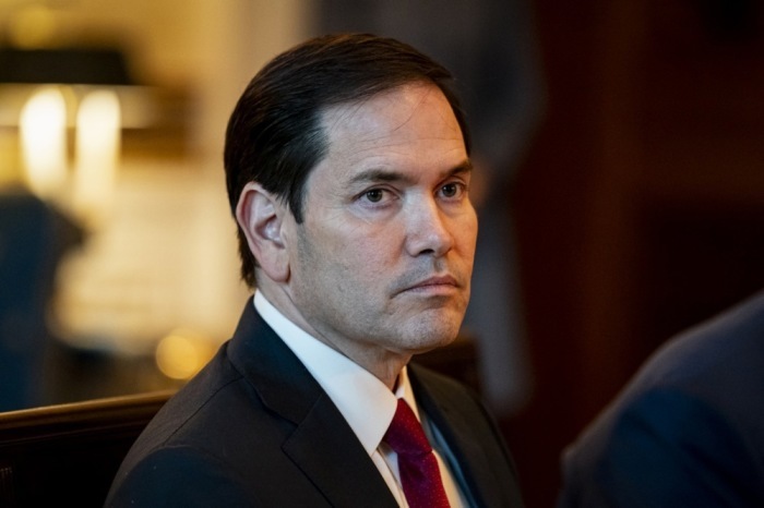 Marco Rubio beim Dinner mit Trump und Netanjahu im Weißen Haus, Netanjahu schlägt Trump für Friedensnobelpreis vor. Foto: epa/Al Drago