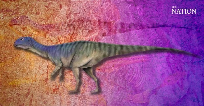 Der Minimocursor phunoiensis ist der 13. Dinosaurier, der in Thailand entdeckt wurde. Foto: The Nation