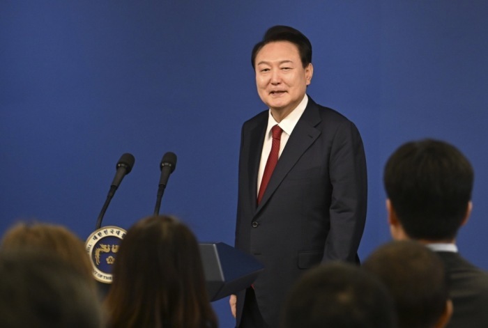 Südkoreanischer Präsident Yoon Suk-yeol in Seoul. Foto: epa/Song Kyung-seok