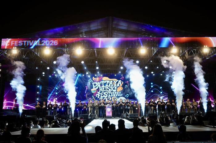 Das Pattaya Music Festival zählt zu den größten Publikumsveranstaltungen der Stadt und lockt jedes Jahr Tausende Besucher an. Bild: PR PATTAYA: