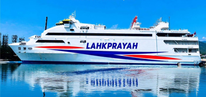 Die geplante Lakprayah Ferry soll künftig Passagiere sowie Fahrzeuge zwischen Don Sak und Koh Samui transportieren. Bild: Around SURAT THANI Update