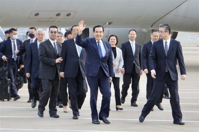 Ma Ying-jeou, ehemaliger Präsident Taiwans, besucht China. Foto: epa/Ma Ying-jeou BÜro