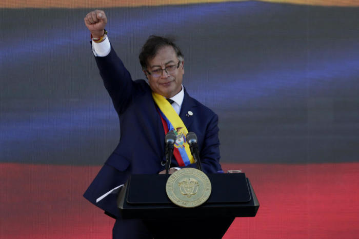 Amtseinführung des kolumbianischen Präsidenten Gustavo Petro für die Amtszeit 2022-2026. Foto: epa/Carlos Ortega
