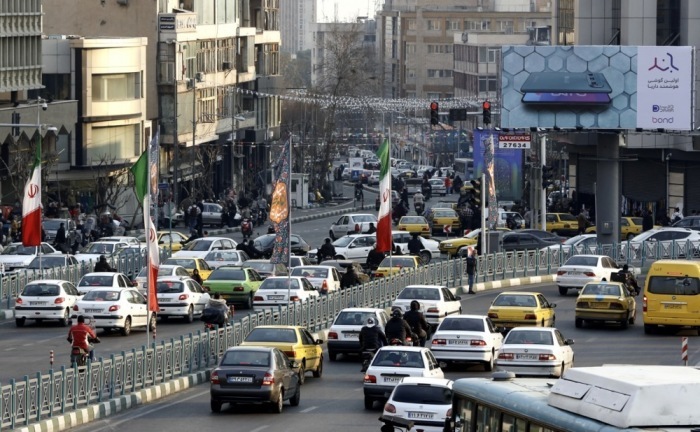 Übersicht über den Verkehr in Teheran. Foto: epa/Abedin Taherkenareh