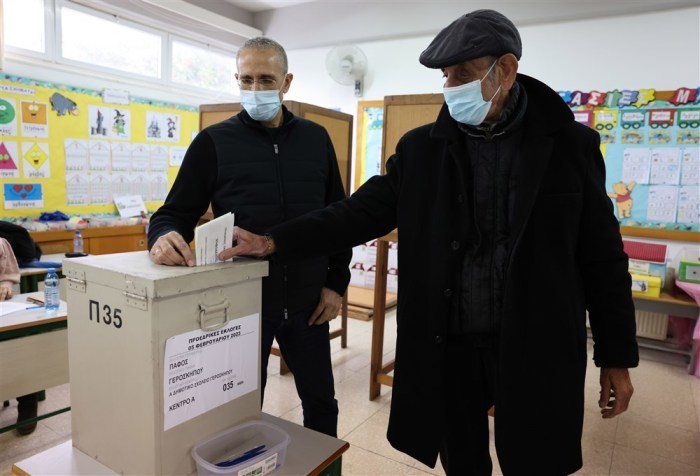 Zyperns Präsidentschaftswahlen. Foto: epa/Katia Christodoulou