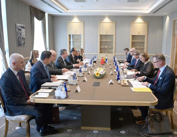 Besuch finnischer und schwedischer NATO-Delegationen in der Türkei. Foto: epa/PressebÜro Des TÜrkischen PrÄsidenten H