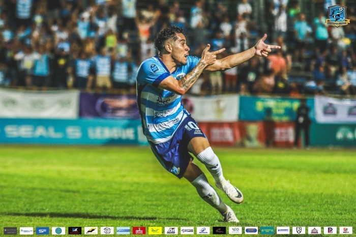 Unverzichtbar: Gustavo Apis (Pattaya United) traf wieder einmal aus der Ferne und besorgte den wichtigen 2:2-Ausgleich. Foto: Pattaya United