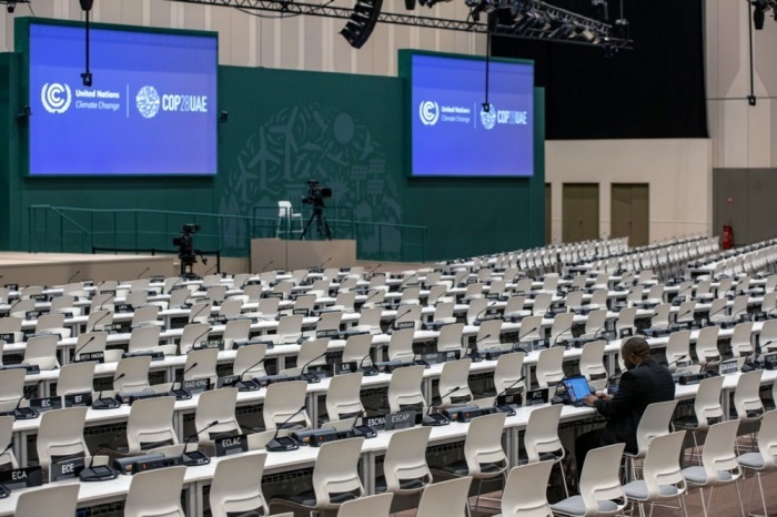 Die COP28-Klimakonferenz in Dubai. Foto: epa/Martin Divisek