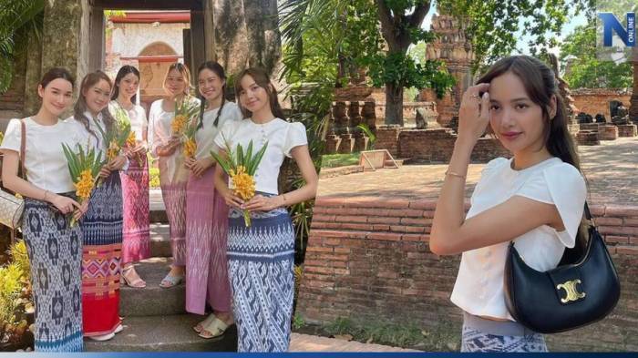 Lisa verhilft traditionellen Thai-Kleidern zu großer Beliebtheit. Bild: Nation TV
