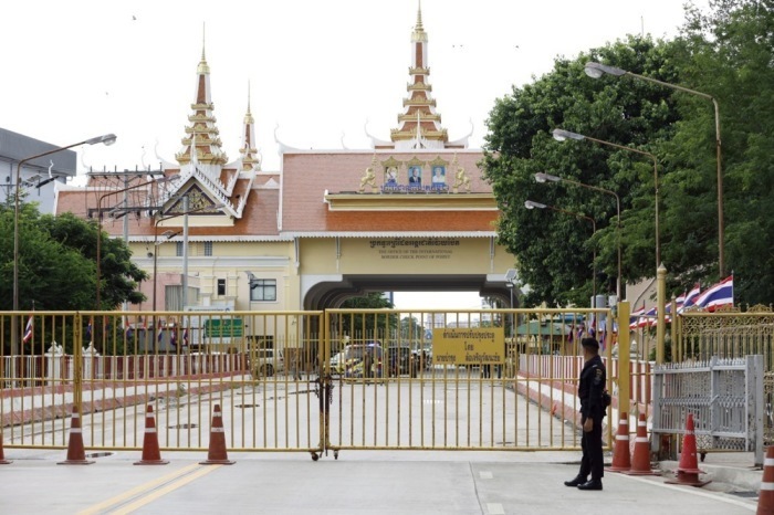 Grenzübergang zwischen Thailand und Kambodscha bleibt vorerst geschlossen, nachdem die Regierung die Öffnung an Bedingungen geknüpft hat. Foto: epa/Rungroj Yongrit