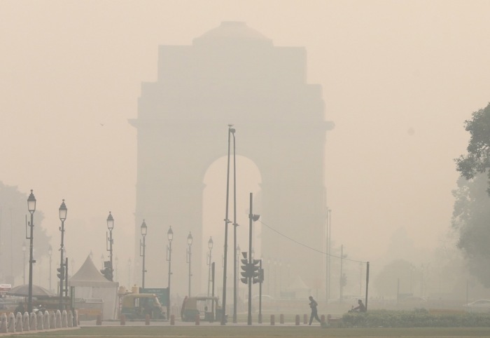 Schlechte Luftqualität in Delhi. Foto: epa/Rajat Gupta