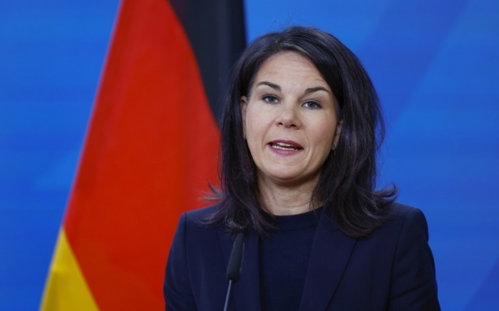 Bundesaußenministerin Annalena Baerbock in Berlin. Foto: epa/Hannibal Hanschke