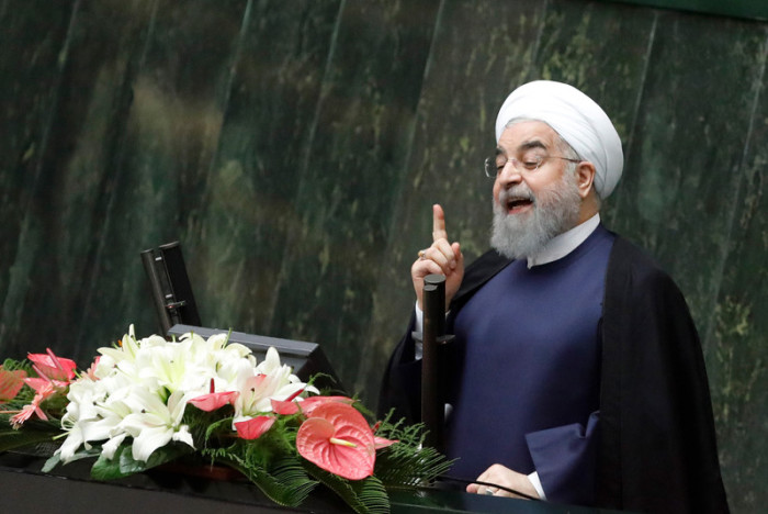  Der iranische Präsident Hassan Ruhani. Foto: epa/Abedin Taherkenareh