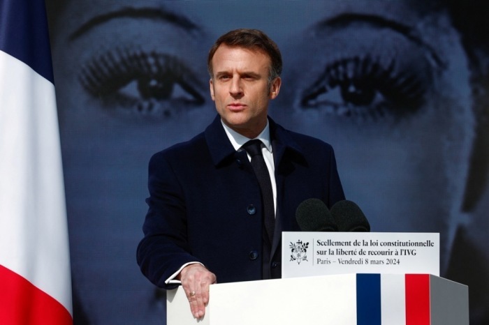 Französischer Präsident Emmanuel Macron in Paris. Foto: epa/Gonzalo Fuentes