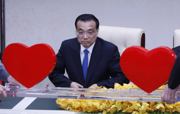  Chinas Ministerpräsident Li Keqiang. Foto: epa/Mak Remissa