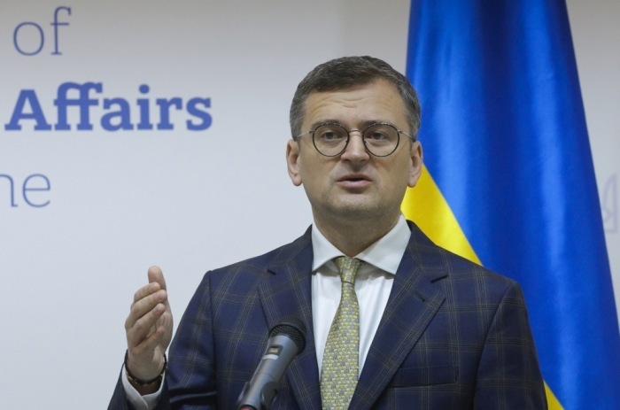 Außenminister der Ukraine Dmytro Kuleba in Kiew. Foto: epa/Sergey Dolzhenko