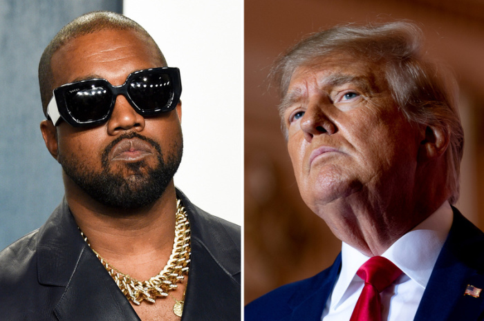 Rapper Kanye West und Ex-US-Präsident Donald Trump kabbeln sich in sozialen Netzwerken. Foto: Evan Agostini/Ap/dpa