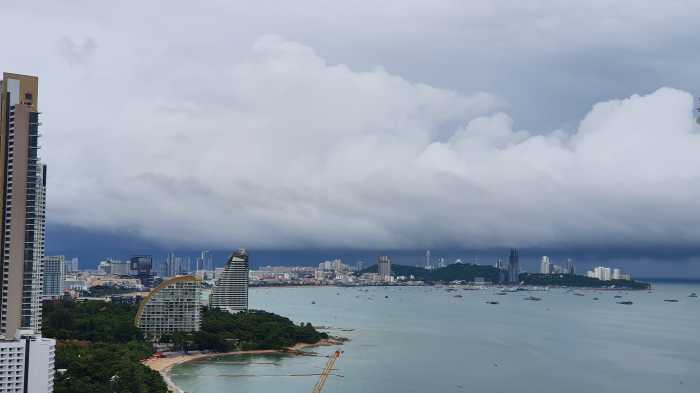 Regenwetter in Pattaya an der Ostküste des Golfs von Thailand. Foto: Jahner