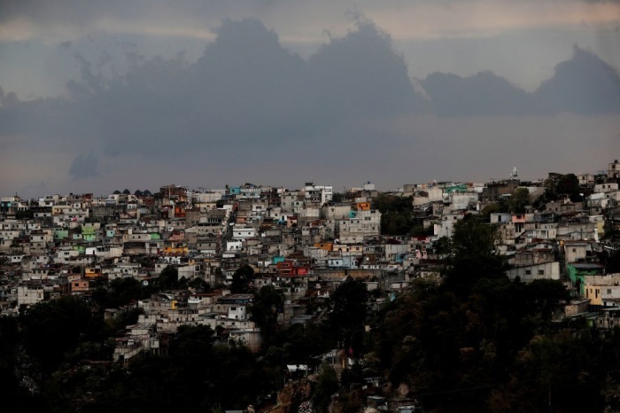 Aussicht auf das Stadtviertel El Incienso in Guatemala-Stadt. Foto: epa/Esteban Biba