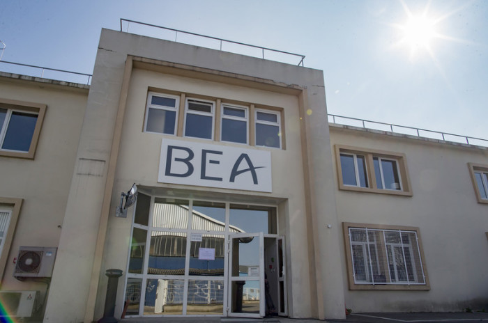  Das Hauptquartier der französischen Luftfahrt-Untersuchungsbehörde BEA in Le Bourget bei Paris. Foto: epa/Ian Langsdon