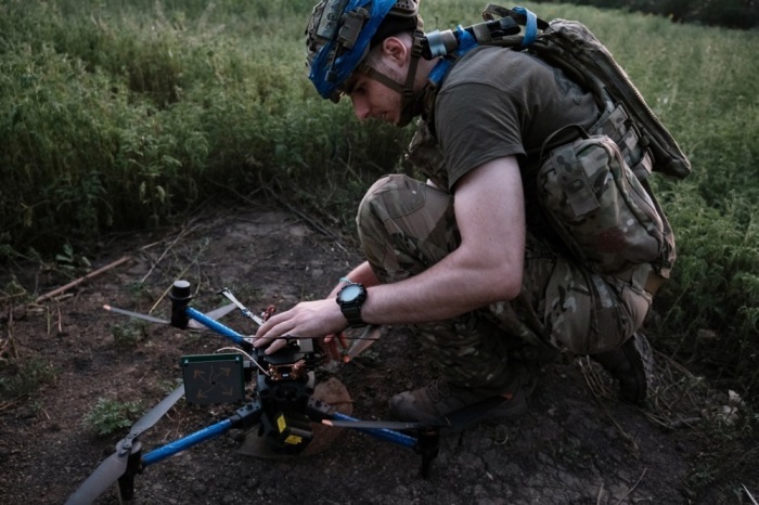 Ukrainische Drohne  abgestürzt