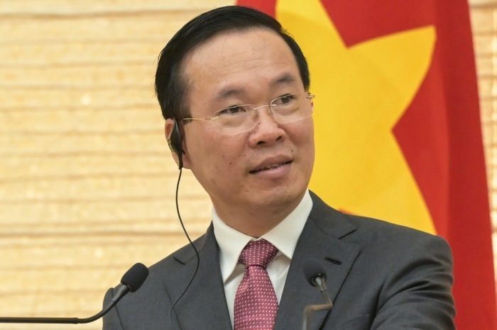 Vietnamesischer Präsident Vo Van Thuong. Foto: epa/Richard A. Brooks