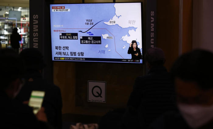 Reaktion auf den Austausch von Warnschüssen zwischen den beiden Koreas nahe der westlichen Grenze im Gelben Meer. Foto: epa/Jeon Heon-kyun