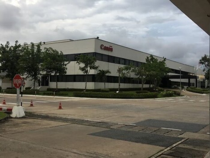 Das Canon-Werk in Nakhon Ratchasima hat nach mehr als einem Jahrzehnt Produktion seinen Betrieb endgültig eingestellt. Archivbild: Google Maps