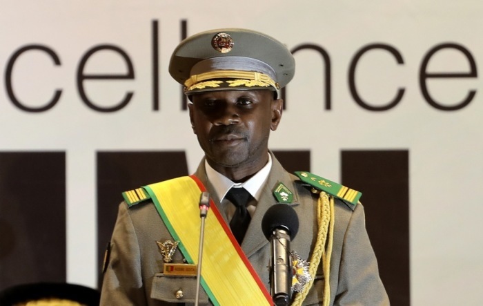 Malis Übergangspräsident Oberst Assimi Goita. Foto: epa/Hadama Diakite