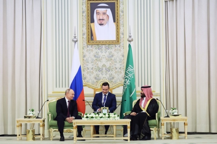 Russischer Präsident Wladimir Putin auf Arbeitsbesuch in Saudi-Arabien. Foto: epa/Sergei Savostyanov