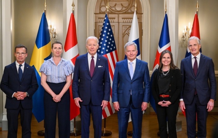US-Nordisches Gipfeltreffen der Staats- und Regierungschefs 2023 in Helsinki. Foto: epa/Kimmo Brandt