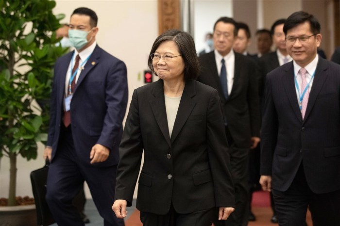 Die taiwanesische Präsidentin Tsai Ing-wen reist nach Mittelamerika. Foto: epa/Ritchie B. Tongo