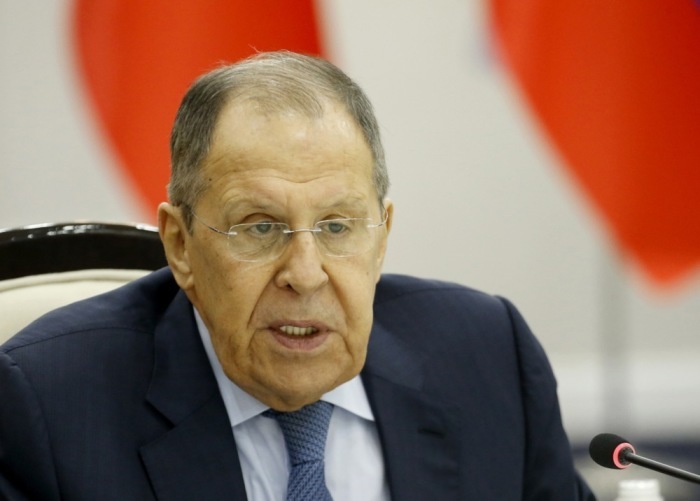 Russlands Außenminister Sergej Lawrow beim Gipfel der Außenminister der Organisation für kollektive Sicherheit. Foto: epa/Igor Kovalenko