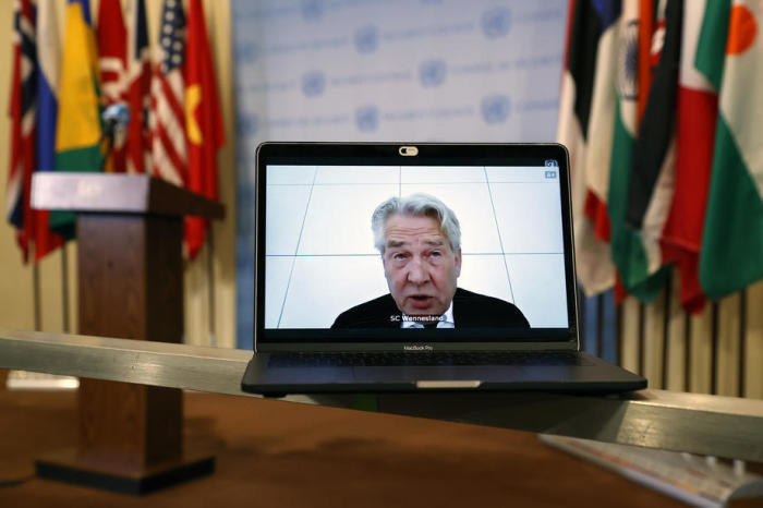 Sitzung des UN-Sicherheitsrates zur Lage im Nahen Osten, einschließlich der Palästina-Frage. Foto: epa/Jason Szenes