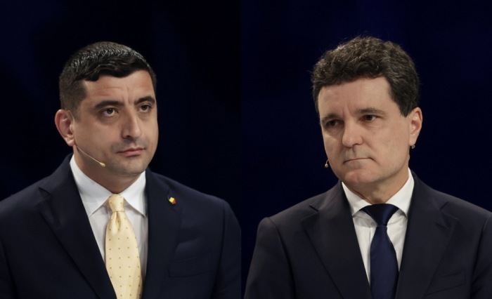 Stichwahl in Rumänien: George Simion und Bukarests Bürgermeister Nicușor Dan treten am 18. Mai gegeneinander an. Foto: EPA-EFE/Robert Ghement