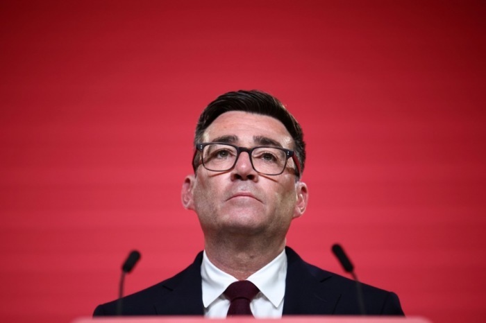Andy Burnham spricht nach seiner Wahl zum neuen Vorsitzenden der Labour-Partei und künftigen britischen Premierminister in London. Foto: EPA/Henry Nicholls / Pool