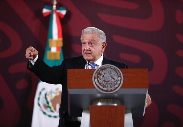 Mexikanischer Präsident Andres Manuel Lopez Obrador in Mexiko-Stadt. Foto: epa/Sashenka Gutierrez