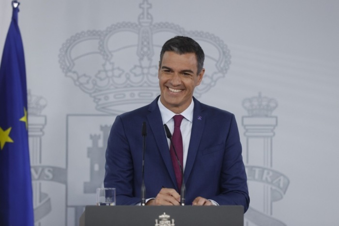 Pedro Sanchez, amtierender Ministerpräsident Spaniens und Vorsitzender der sozialistischen Partei. Foto: epa/Juan Carlos Hidalgo