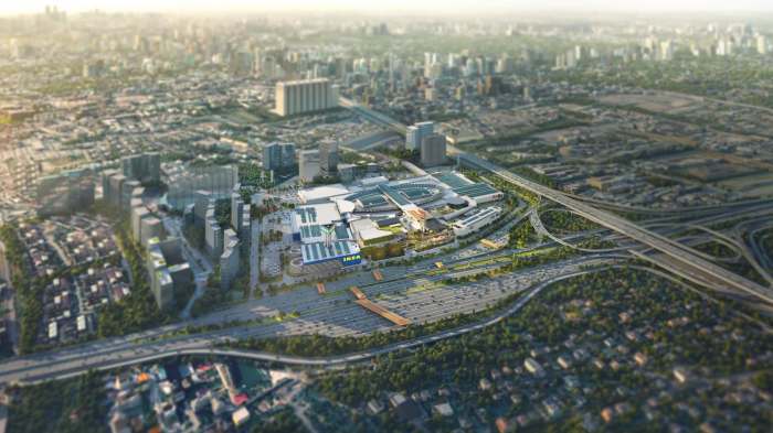 Die Visualisierung zeigt den geplanten Ausbau von Megabangna als Teil des langfristigen Megacity-Konzepts im Osten Bangkoks. Bild: Megabangna