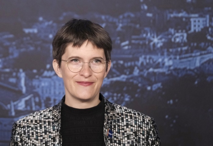 Deutsche Europaministerin Anna Luehrmann in Vilnius. Foto: epa/Valda Kalnina