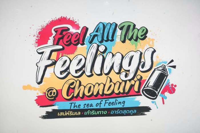 Das Projekt „Feel All The Feelings @ Chonburi“ soll Naklua mit Street Art als neues Kultur- und Tourismusziel etablieren. Bild: PR Pattaya