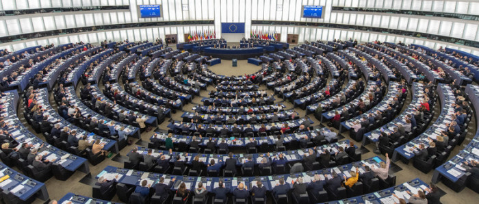 Europäisches Parlament in Straßburg. Foto: epa/Patrick Seeger