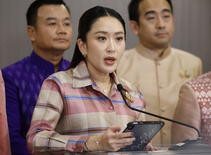Thailands Premierministerin Paetongtarn Shinawatra . Foto: epa-efe/Narong Sangnak