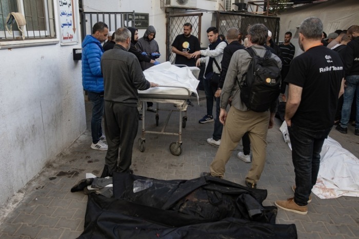 Bei dem israelischen Angriff in Gaza wurden sieben Mitarbeiter der World Central Kitchen getötet. Foto: epa/Haitham Imad